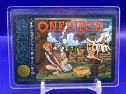 Nami ONE PIECE Visual Adventure Holo Rare Card TCG Japanese 2000 Vintage 47 a AI - Image 1