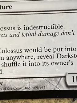 Darksteel Colossus R 109 Darksteel Magic the Gathering NM TCG CARD REGULAR - Image 3