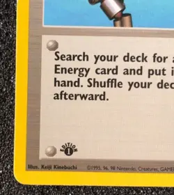 Rare 1st Edition Energy Search 59/62 Pokemon Card Fossil Set NM Never Played - Image 4