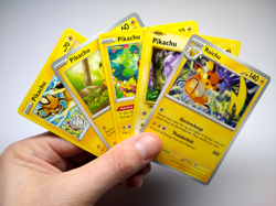 Pokemon Pikachu Set + Raichu - Set of 5 Cards - Exact Cards! - Image 3