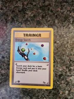 1st Edition Energy Search 59/62 - Fossil - Common Pokemon Card - Near Mint p13 - Image 1