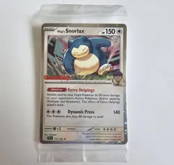 Pokemon Journey Together Hop's Snorlax Gamestop Promo Card - Image 1