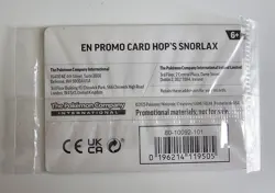 Pokemon Journey Together Hop's Snorlax Gamestop Promo Card - Image 2