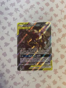 Umbreon & Darkrai GX SM241 Tag Team Promo Pokemon Card Lightly Played - Image 1