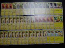 Pokemon Card Non Holo Shining Pikachu Lot Of 46 SET 023/071 025/165 etc #6151 - Image 1