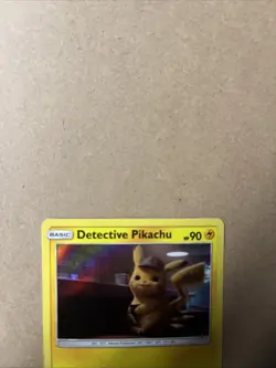 Pokemon TCG Detective Pikachu SM190 Promo Holo Card Near Mint Condition - Image 3