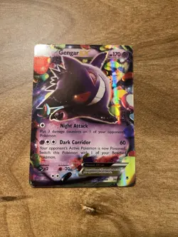 Pokemon TCG Gengar EX Jumbo Cards 034/119 Holo Promo Basic Psychic 170HP - Image 1