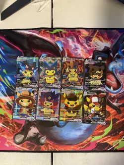 Pikachu Fan Art Lot of 8 Mint Condition Pokemon Cards - Image 1