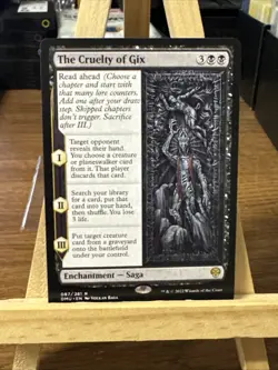 MTG *The Cruelty of Gix X1* (NM) Dominaria United Magic the Gathering - Image 1