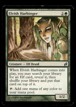 Elvish Harbinger LP Light Play Lorwyn MTG [5703] - Image 1
