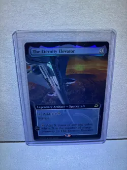 The Eternity Elevator (Borderless, Foil) EOE #354 MTG Near Mint - Image 1