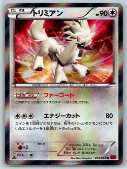 Furfrou - XY1 Collection Y 053/060 Holo 1st Ed Pokemon Card NM - Image 1