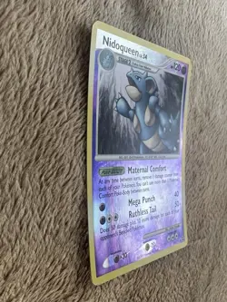 2009 Pokemon TCG Rising Rivals Nidoqueen Reverse Holo 30/111 LP/MP Lv.54 HP120 - Image 4