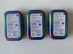 3x Pokemon TCG Prismatic Evolutions Mini Tins Jolteon Leafeon Umbreon - Image 2