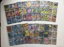 x90 Pokemon Card Lot Binder Collection EX V Ultra Double Rare SWSH SV PTCG NM - Image 1