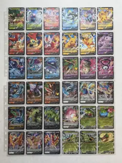 x90 Pokemon Card Lot Binder Collection EX V Ultra Double Rare SWSH SV PTCG NM - Image 2