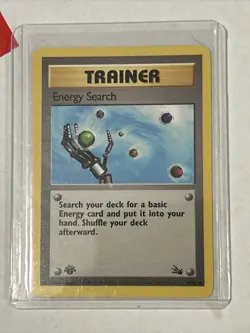 Pokemon Trainer Energy Search 59/62 1.st Edition 1999 NM - Image 1