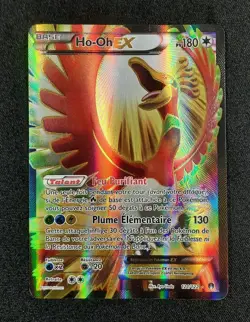 Carte Pokemon : Ho-Oh Ex Full Art 2016 Rupture Turbo 121/122 VG 🇲🇫 - Image 1