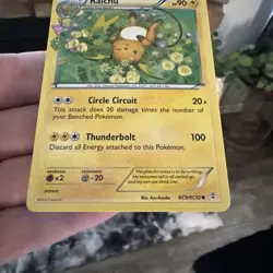 Pokemon TCG Generations Radiant - Raichu RC9/RC32 - Uncommon English NM f - Image 2