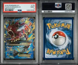 2016 POKEMON XY BREAKPOINT #115 FULL ART/M GYARADOS EX PSA 9 - Image 3