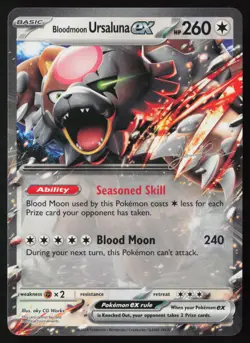 Pokemon Bloodmoon Ursaluna ex Jesse Parker The Don 2024 World Championship Deck - Image 1