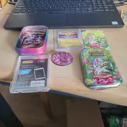 Pokemon Scarlet & Violet Prismatic Evolutions Mini Tin - Image 1