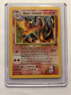 Blaine's Charizard - 2/132 - Gym Challenge Unlimited - Pokemon TCG - MP - Image 1
