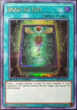 Book Of Life 1st Ed. SBSC-EN013 Mint Yu-Gi-Oh SD Scars Of Battle Series - Image 1