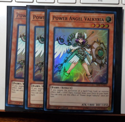 3 Power Angel Valkyria - Super Rare 1st Edition SR05-EN003 - LP - YuGiOh - Image 1