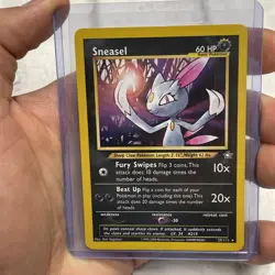 Pokemon TCG Sneasel Neo Genesis 25/111 Near Mint NM Vintage Pokemon Card WOTC - Image 1