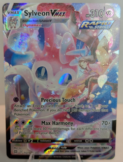 Sylveon VMAX TG15/TG30 Brilliant Stars FA Pokemon Card Trainer Gallery NM - Image 1
