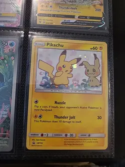 Pikachu Holo Black Star Promo Card SM162 Mint/Near Mint Condition - Image 2