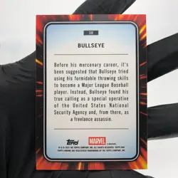 Marvel Card Bullseye 30 Red Web /62 Topps Chrome 2025 [NM] - Image 3