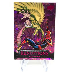 Marvel Card Vulture Spider-Man 14 Pink /199 Fleer Upper Deck Renditions [NM] - Image 1
