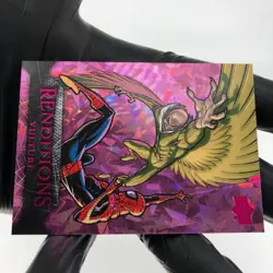 Marvel Card Vulture Spider-Man 14 Pink /199 Fleer Upper Deck Renditions [NM] - Image 5
