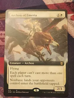 MTG Zendikar Rising - Archon Of Emeria (Extended Art) NM - Image 1