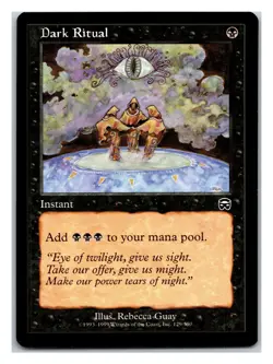 Mercadian Masques #129 Dark Ritual - Image 1