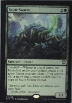Scute Swarm - Commander: Outlaws of Thunder Junction: #205, MTG Lp C287 - Image 1