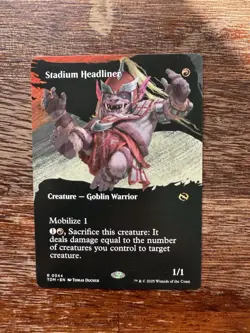Stadium Headliner Borderless Rare TDM 344 Tarkir Dragonstorm MTG - Image 1