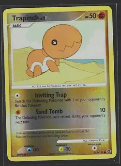 Pokemon - Secret Wonders "Trapinch" 115/132 Reverse Holo X1 - Image 1