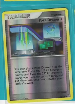 Pokemon Stormfront "Trainer - Poke Drawer +" 89/100 Reverse Holo X1 - Image 1
