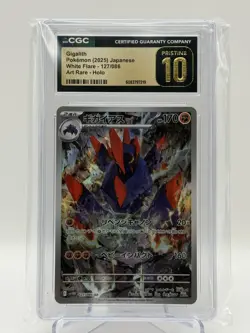 2025 Pokemon Gigalith AR Holo 127/086 (White Flare) | CGC Pristine 10 | Japanese - Image 3