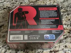Pokemon TCG Destined Rivals Team Rocket Tin (Nidoking ex) - Sealed New - Image 2