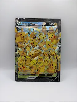 Pokemon Pikachu V-Union SWSH141 Black Star Promo - Oversized Jumbo - NM/M - Image 1
