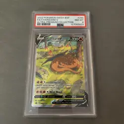 2019-2023 Pokemon Sword & Shield Black Star Promos Charizard V #SWSH260 PSA 8 - Image 1
