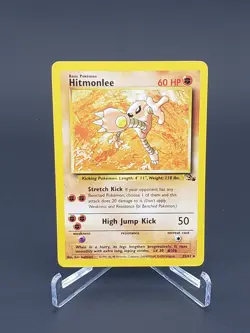 Hitmonlee Fossil 22/62 *NM MINT* Pokemon TCG Vintage Unlimited Rare WOTC 1999 - Image 1