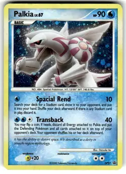 Pokemon TCG Palkia DP27 Black Star DP26 Holo Promo MP - Image 1