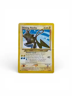 2002 Pokemon TCG Neo Destiny #111/105 Shining Raichu Secret Rare Holo - Image 1