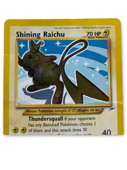 2002 Pokemon TCG Neo Destiny #111/105 Shining Raichu Secret Rare Holo - Image 3