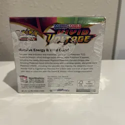 Pokemon TCG Sword Shield Vivid Voltage Booster Box Factory Sealed - Image 3
